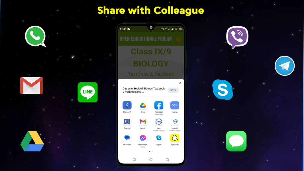 Key & Textbook Biology class 9 - Image screenshot of android app