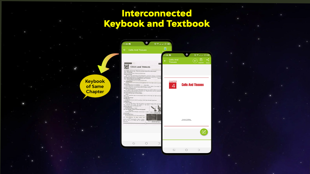 Key & Textbook Biology class 9 - Image screenshot of android app