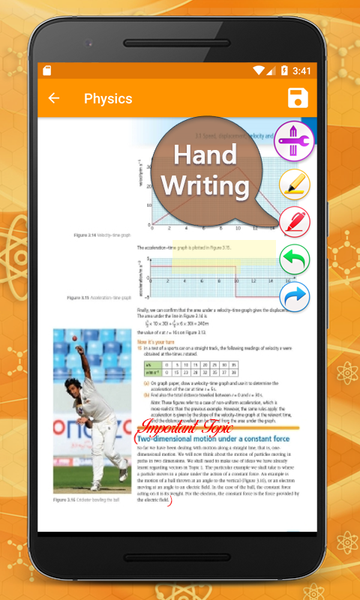 A Levels Physics Textbook - Image screenshot of android app