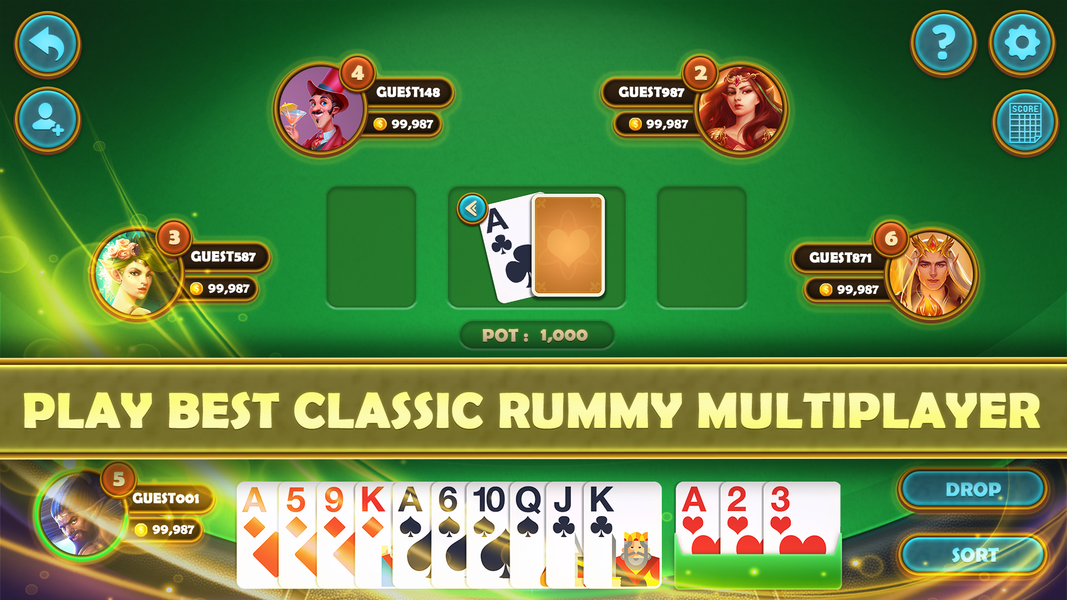 Rummy Multiplayer - عکس بازی موبایلی اندروید