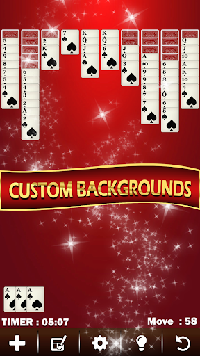 Spider Solitaire - Image screenshot of android app