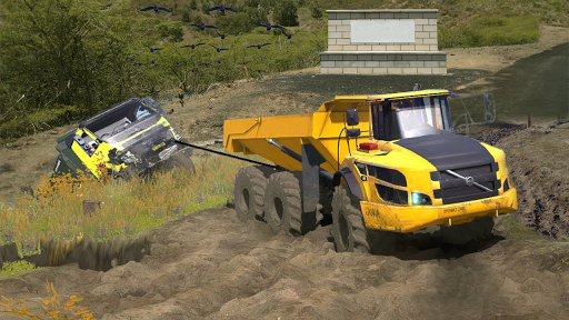 Uphill Logging Truck Simulator - Gameplay image of android game