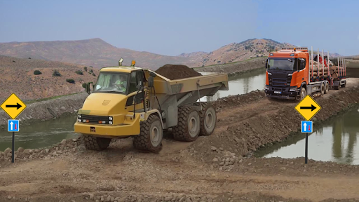 Uphill Logging Truck Simulator - عکس بازی موبایلی اندروید