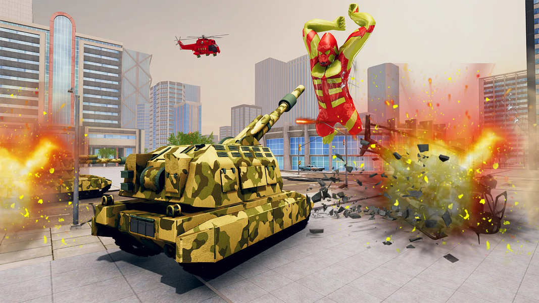 Gorilla Robot Transform Game - Gameplay image of android game
