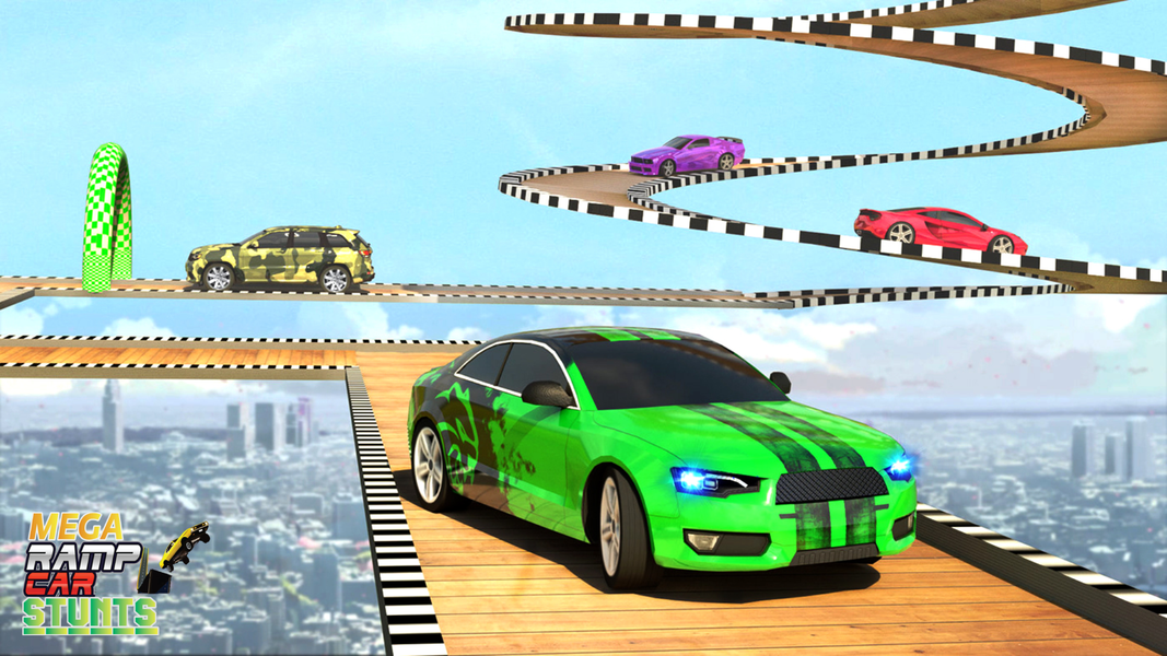 Car stunt racing car games 3d - عکس بازی موبایلی اندروید