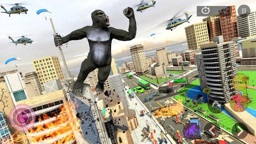 King Kong Game: gorilla games - Gameplay image of android game