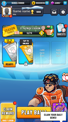 Super Hit Baseball - Gameplay image of android game