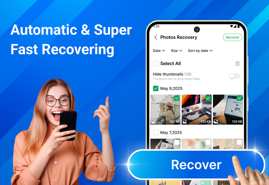 All Recovery - Photos, Videos - عکس برنامه موبایلی اندروید