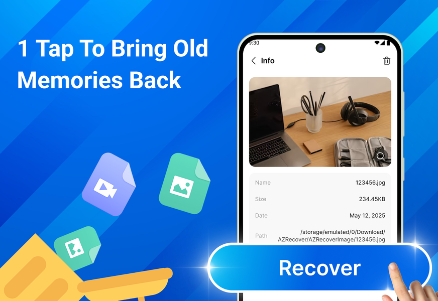 All Recovery - Photos, Videos - عکس برنامه موبایلی اندروید