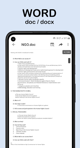 ZIP File Extractor - PDF, DOC - عکس برنامه موبایلی اندروید