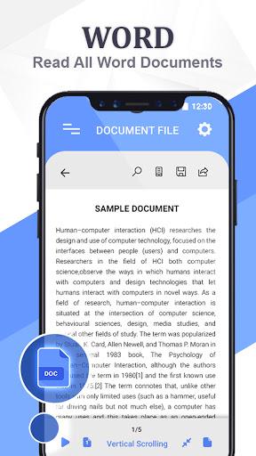 Documents Viewer - Office Document Docx, PDF, XLSX - عکس برنامه موبایلی اندروید