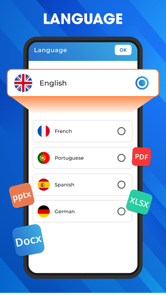 Word Documents: PDF, Word, XLS - عکس برنامه موبایلی اندروید