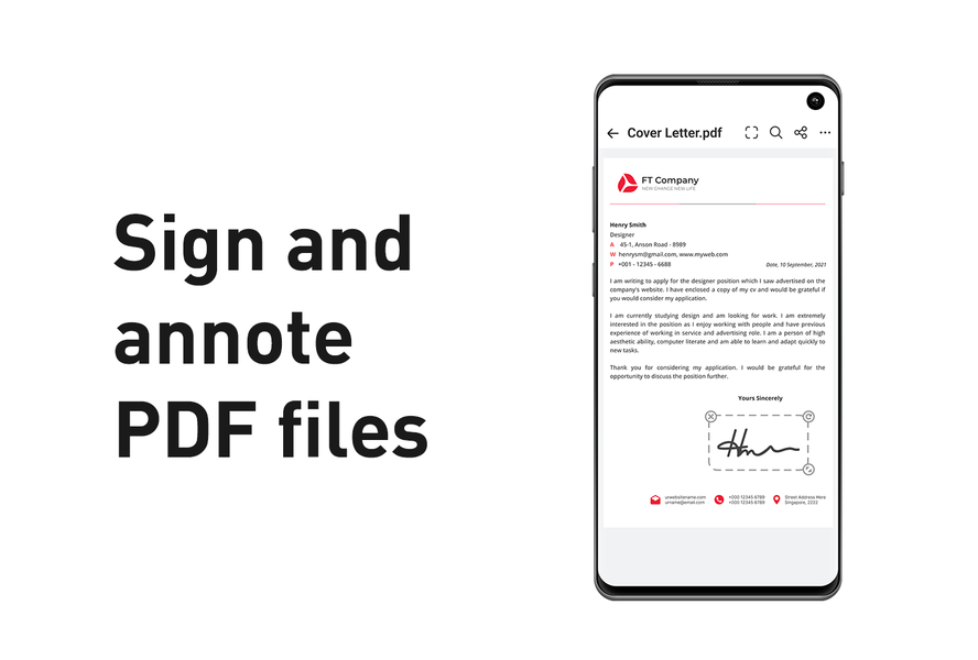 Document Office: Read & Sign - عکس برنامه موبایلی اندروید