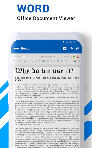 Word Office - PDF, XLSX, Docx - Image screenshot of android app