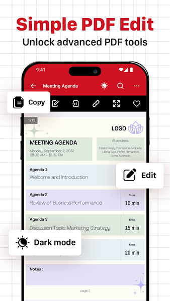 PDF Reader & Document Viewer - عکس برنامه موبایلی اندروید