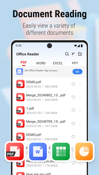 Office Reader : Edit PDF - عکس برنامه موبایلی اندروید