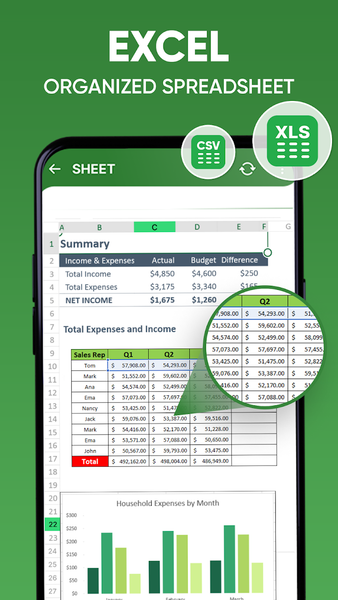 Word-Excel-PDF-PPT Docs Reader - عکس برنامه موبایلی اندروید