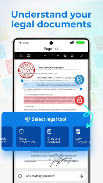 AI Chat PDF - Office docs bot - Image screenshot of android app