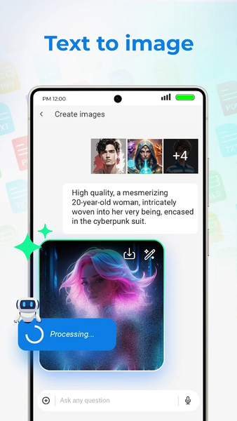 AI Chat PDF - Office docs bot - Image screenshot of android app
