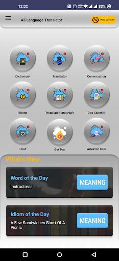 All In One Language Translator - Image screenshot of android app