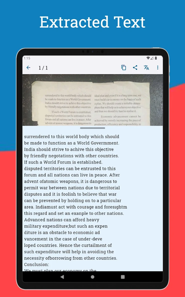 AI Text Scanner: Image To Text - Image screenshot of android app