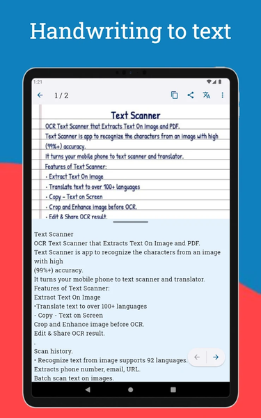 AI Text Scanner: Image To Text - Image screenshot of android app