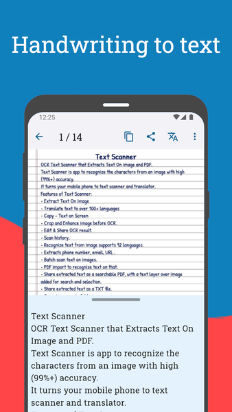 AI Text Scanner: Image To Text - Image screenshot of android app
