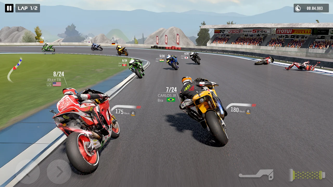 Moto Max bike Racing Games 3D - Gameplay image of android game