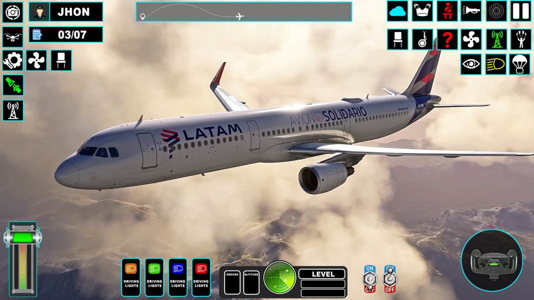 Airplane Game 3D: Flight Plane - عکس بازی موبایلی اندروید