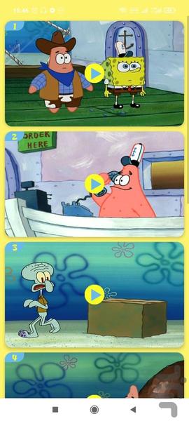 کارتون باب اسفنجی بدون اینترنت ۱ - عکس برنامه موبایلی اندروید