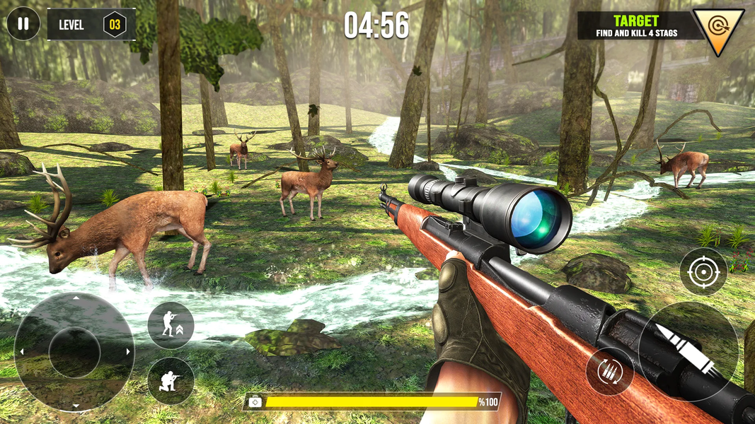 Wild Animal Hunting Games - Gameplay image of android game