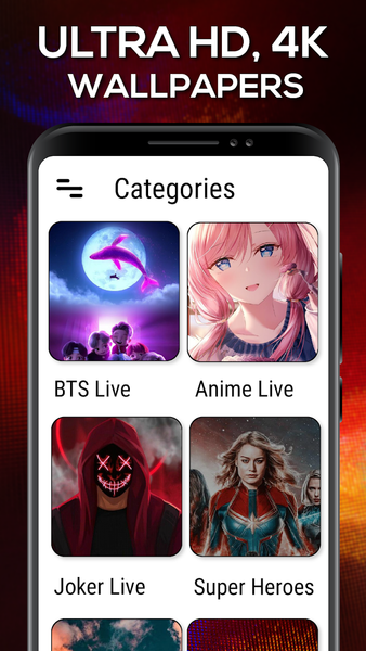 Live Video Wallpapers HD - Image screenshot of android app