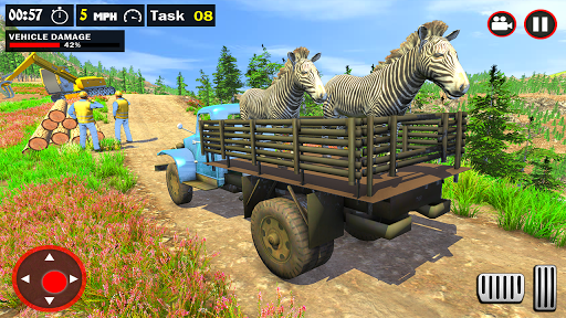 Offroad Truck Simulator - Animal Transport Games - Image screenshot of android app