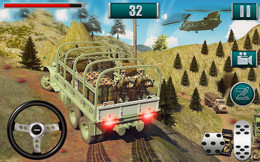 US Military Truck Driving Simulator: Army Trucker - عکس بازی موبایلی اندروید