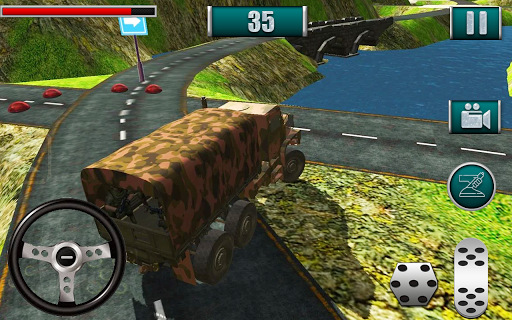US Military Truck Driving Simulator: Army Trucker - Gameplay image of android game
