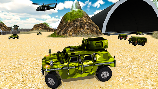 Offroad Army Truck Driving - Image screenshot of android app