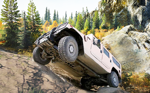 Offroad 4X4 Jeep Driving Games - Gameplay image of android game