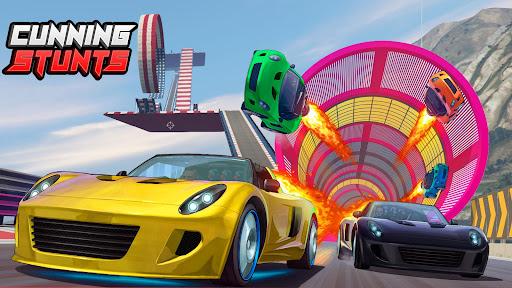 GT Cars Impossible Stunt Races - Gameplay image of android game