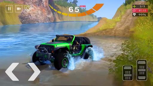 Offroad Jeep Simulator - Jeep - Gameplay image of android game