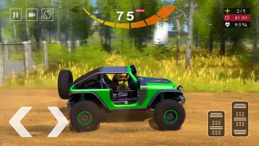 Offroad Jeep Simulator - Jeep - Gameplay image of android game
