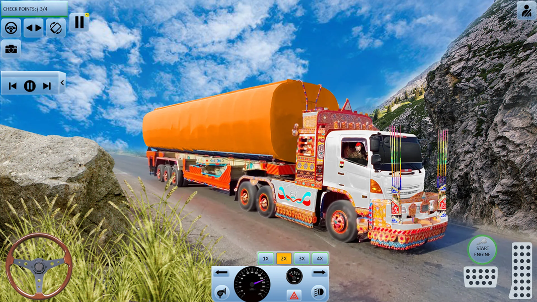 Truck Driving Game Euro Truck - Gameplay image of android game