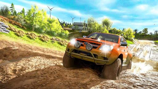 Offroad Driving Jeep Simulator - Gameplay image of android game