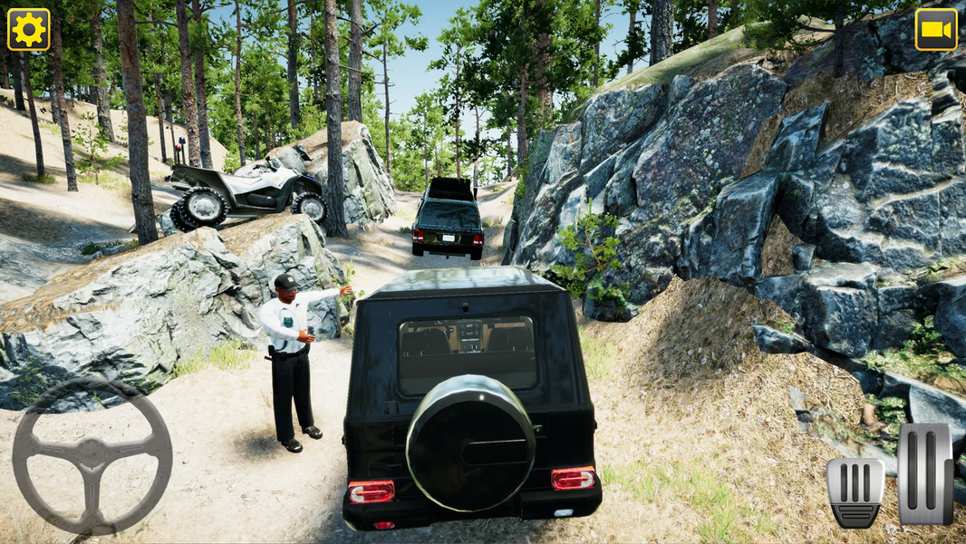 Offroad car driving games 2023 - Gameplay image of android game