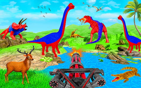 Dino Hunter 3D Hunting Games - Gameplay image of android game