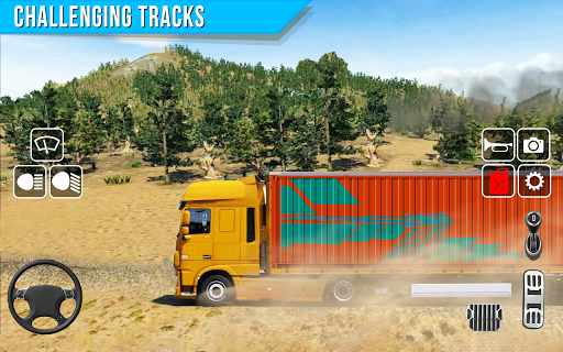 Offroad 4X4 Cargo Truck Driver - Gameplay image of android game