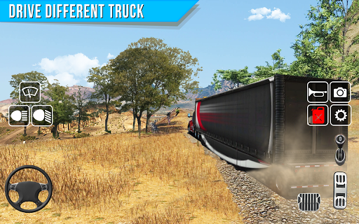 Offroad 4X4 Cargo Truck Driver - Gameplay image of android game