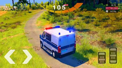 Police Van Gangster Chase Game - Gameplay image of android game