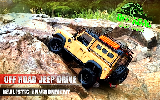 Offroad Jeep Simulator 4x4 Gam - Gameplay image of android game
