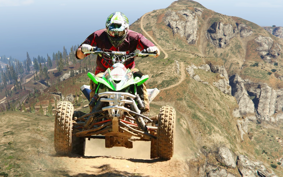ATV Quad Bike - Mountain Derby - Gameplay image of android game