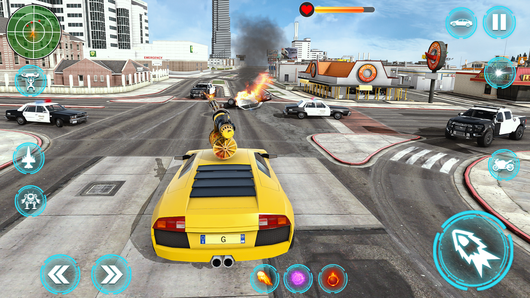 Robot Game: Robot Transform 3D - Gameplay image of android game